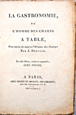 La gastronomie ou l'homme des champs à table