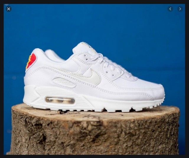 Nike Air Max 90 Premium Size 10 White Sail Sport Blue CQ0912 100 Paris for sale online | eBay