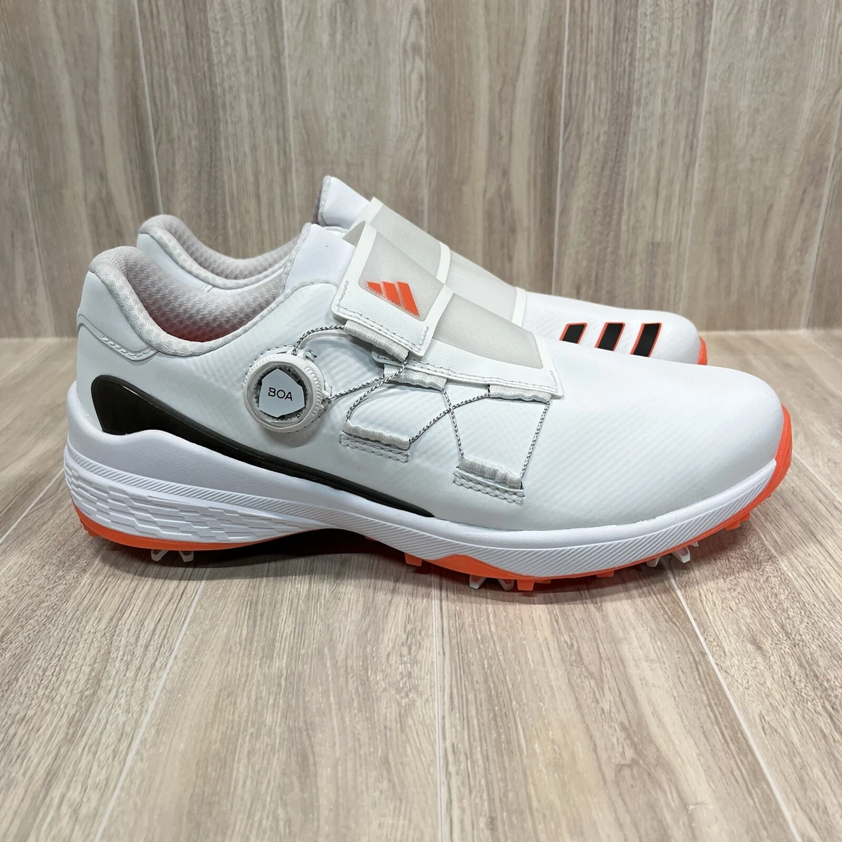 adidas ZG23 BOA Golf White Semi Solar Red for Sale | Authenticity