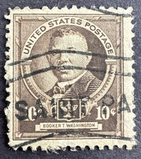 US 1940 Sc# 873 Used St. Paul MN Cancel 10¢ Stamp Educator Booker T Washington
