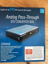 Digital Stream DTX9950 Analog Pass-Through DTV Converter Box TV,