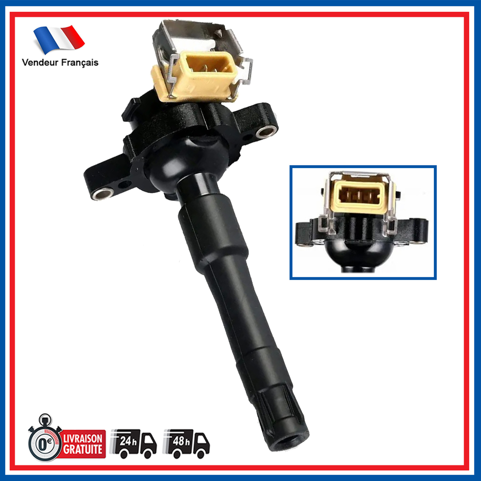 Bobine d'allumage 12131703227 pour BMW 320i 325i 330i 525i 530i ZS302