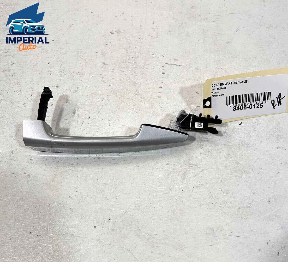 16-22 BMW X1 F48 Right Rear Passenger Door Handle OEM -Glacier