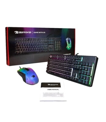 iBUYPOWER Chimera KM7 RGB Keyboard + Mouse Combo - Color Black