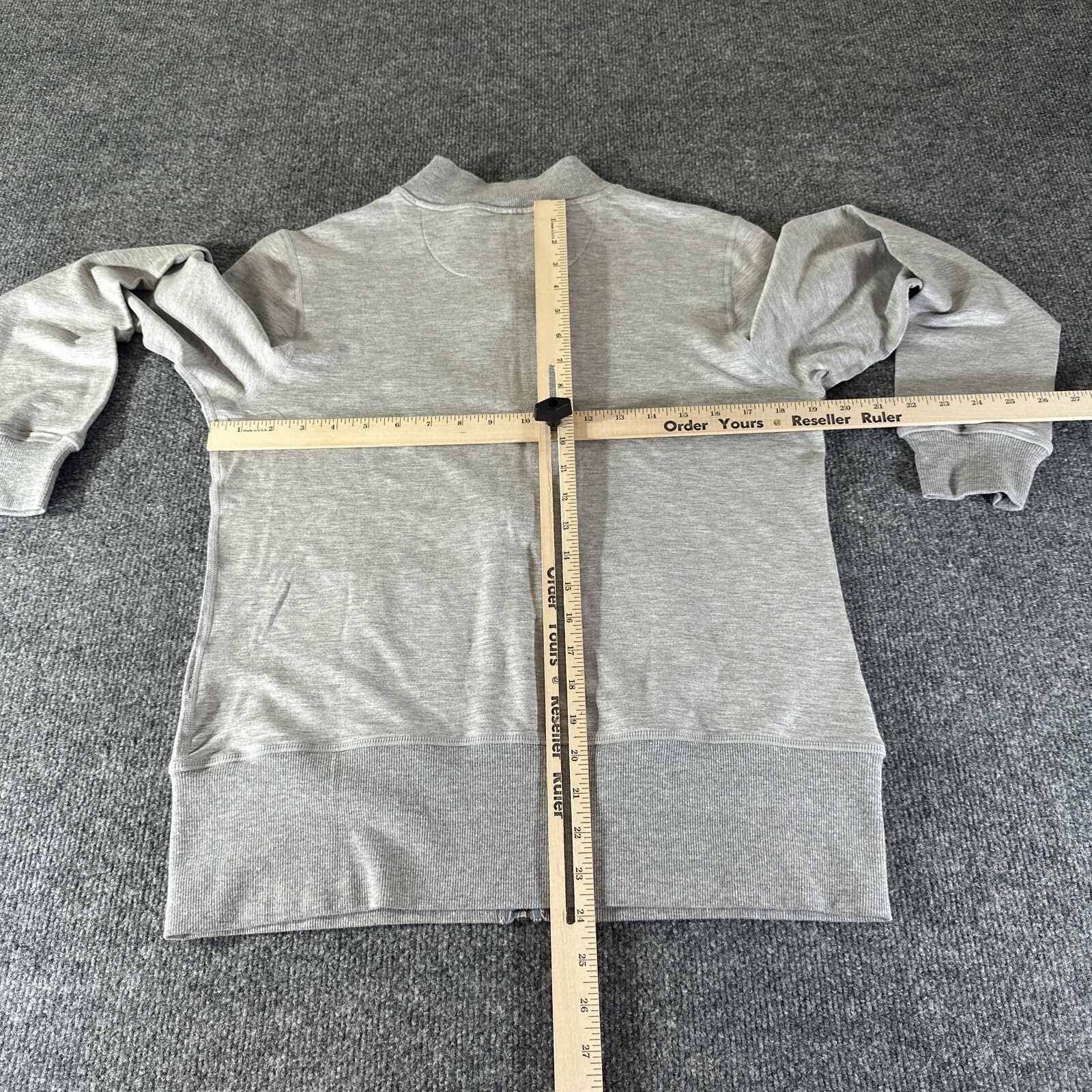 Straight Down Jacket Womens Medium Gray Long Slee… - image 13