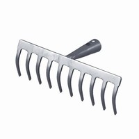 Gartenrechen 12 Zinken 31Cm FäCherbesen Gartenarbeit Rechen Hand-GartengeräT Top