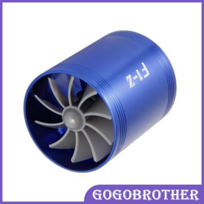 Turbo Rastp-Racing Double Dual Air Intake Turbine Gas Fuel Saver Fan Car Supercharger Chargers Rs Tur007 I3905569604