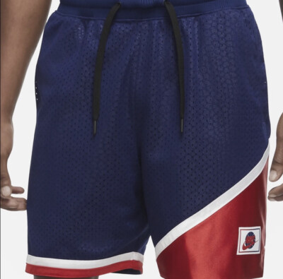 Men's Nike Shorts KMA Basketball Blue Red CK6391-492 Size Small - Main Image