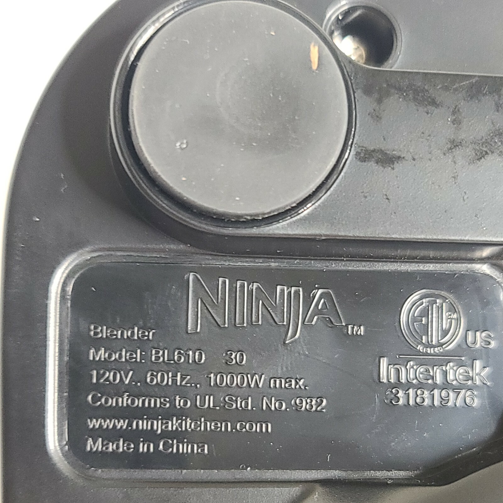 Ninja Professional Blender BL610 Replacement Parts Base Power Motor