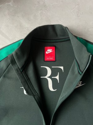 RF ROGER FEDERER 2016 AUSTRALIAN OPEN TENNIS N98 JACKET GREEN NIKE