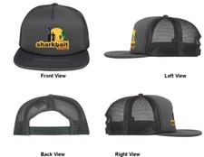 Sharkbait Sunset Gray Pro Style Mesh Back Cap with Flat Bill