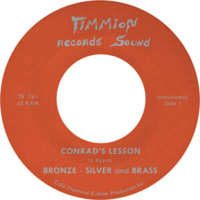 Bronze Silver & Brass - Conrad's Lesson [7'' Red Vinyl] NEW Vinyl
