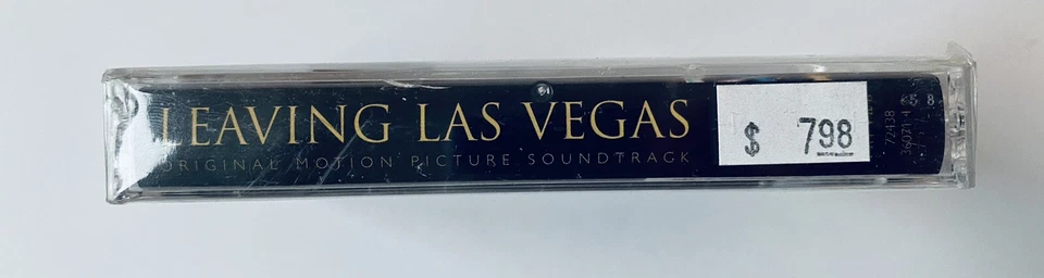 Leaving Las Vegas Soundtrack Cassette Tape 1988 SEALED Sting Don Henley HTF NOS - Image 3 of 4