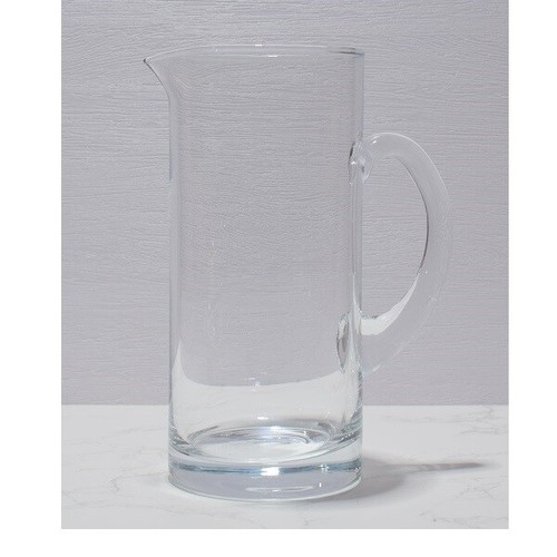 Handmade Glass Jug / Pitcher 1,2L Tall 22 cm - Picture 2 of 2