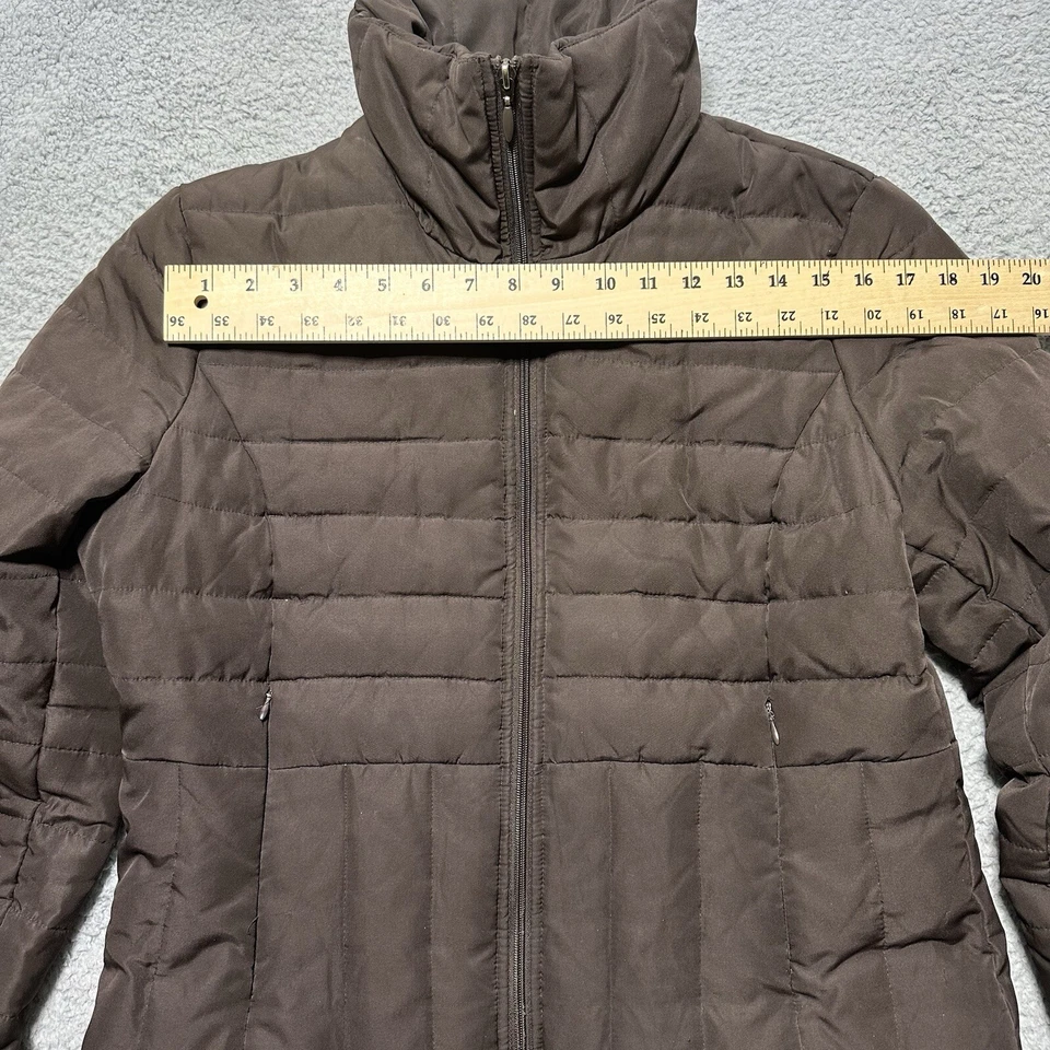 Kenneth Cole реакции вниз пуховик куртка женский размер большой коричневый пальто - Изображение 2 из 4
