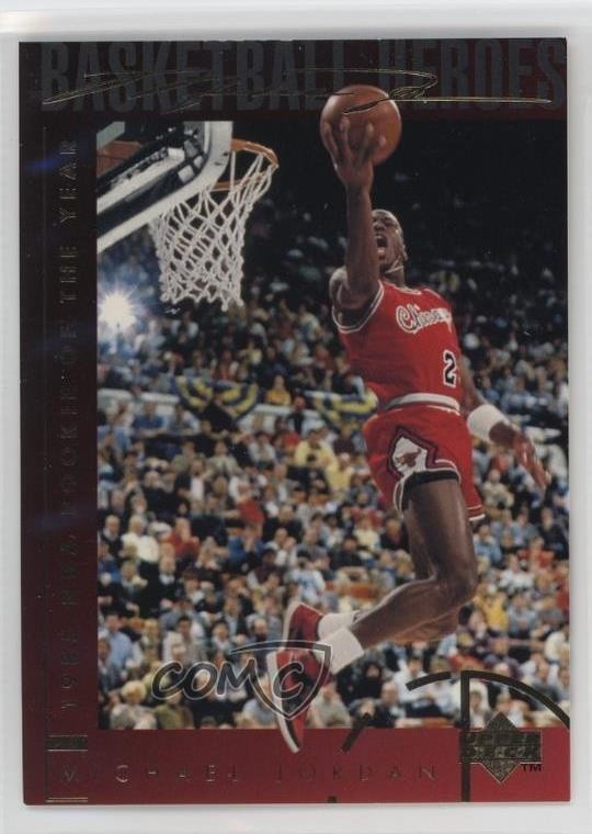 1994-95 Upper Deck Michael Jordan Basketball Heroes Michael Jordan #37 HOF 1er2