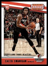 2017-18 Panini Threads Caleb Swanigan Rookie Portland Trail Blazers #99