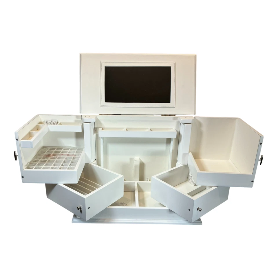 For Your Ease Only Deluxe Cosmetic Organizer by Lori Greiner White - Image 4 of 4