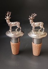2 Versilberte Flaschen&ouml;ffner Hermann Bauer Hirsch& Reh TOP