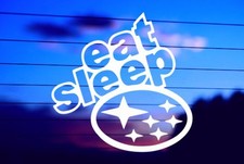 Eat Sleep Subaru Jdm Vinyl Decal Eat Sleep Subaru Jdm Vinyl Decal