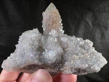 White Angel AURA QUARTZ Crystal Cluster - Spirit Quartz, Crystal Decor, 51969