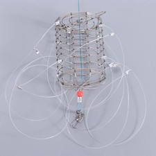 Strumento di cattura per granchi in filo di acciaio esca trappola per granchi strumento di cattura