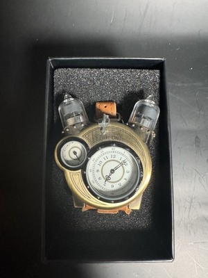 ThinkGeek Steampunk Nixie Tube Style Watch LED Light Up Quartz Japan Mvmt. New