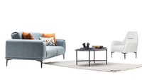 Sofagarnitur Couch Polster Set Garnituren MöBel Wohnzimmer 3+1 Sitzer Sofa