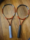 1 Pair Head Liquidmetal Radical MP Midplus 107 sq in 4 1/2 L4 Tennis Racket — photo 1