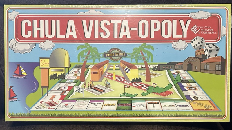Chula Vista Opoly NEW Sealed Mint