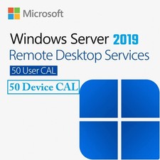 RDS CAL - Remote Desktop Service Windows Server 2019 50 User/Devices Connections