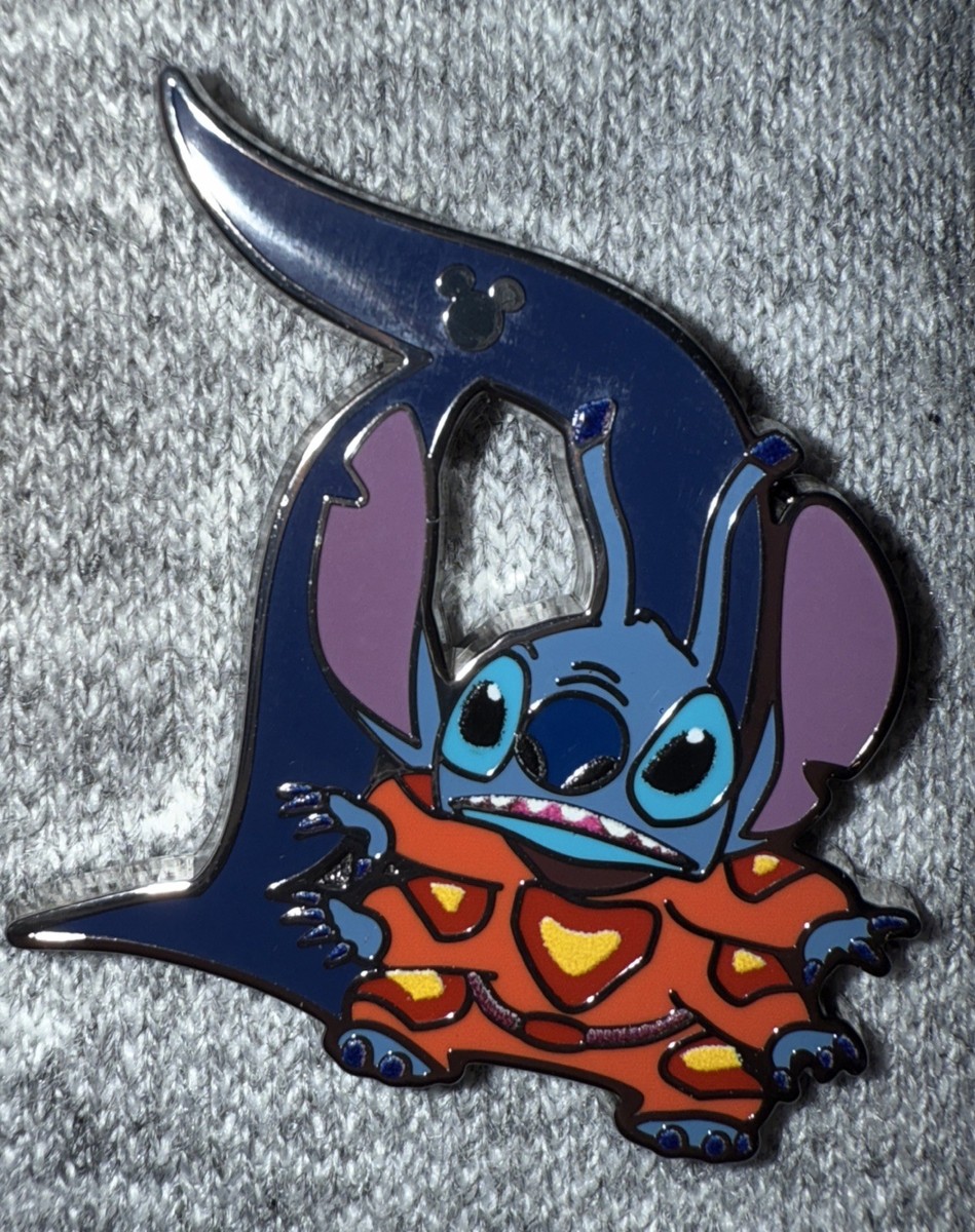 Disney Disneyland D Hidden Mickey Lilo And Stitch Alien Cast Pin