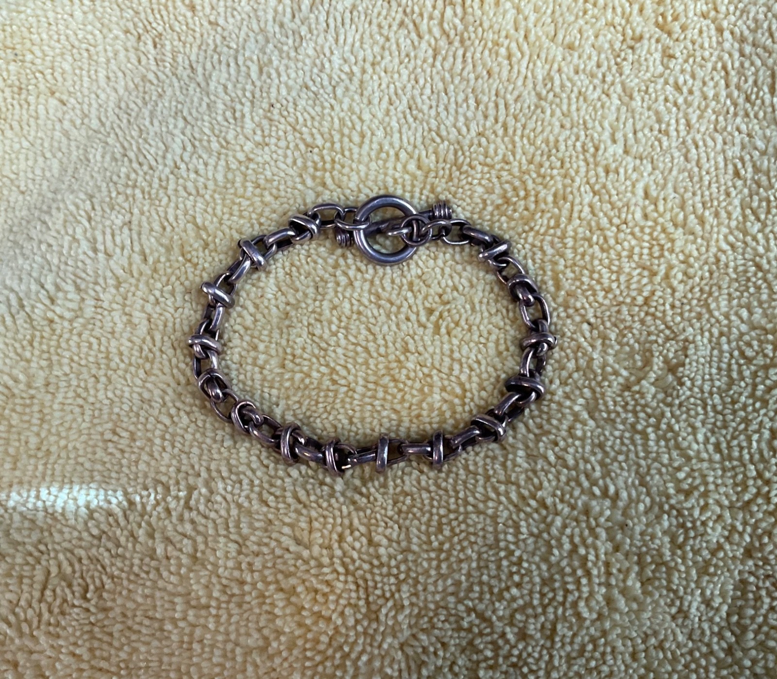 Mexico .925 Sterling Silver Chunky Link Chain Unisex Bracelet