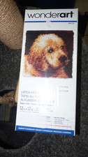 Wonderart Puppy Love Latch Hook Kit 12" x 12" includes latch hook tool NEW