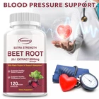 Extra Strength Beet Root 20:1 Extract Capsules - Heart & Blood Pressure Support