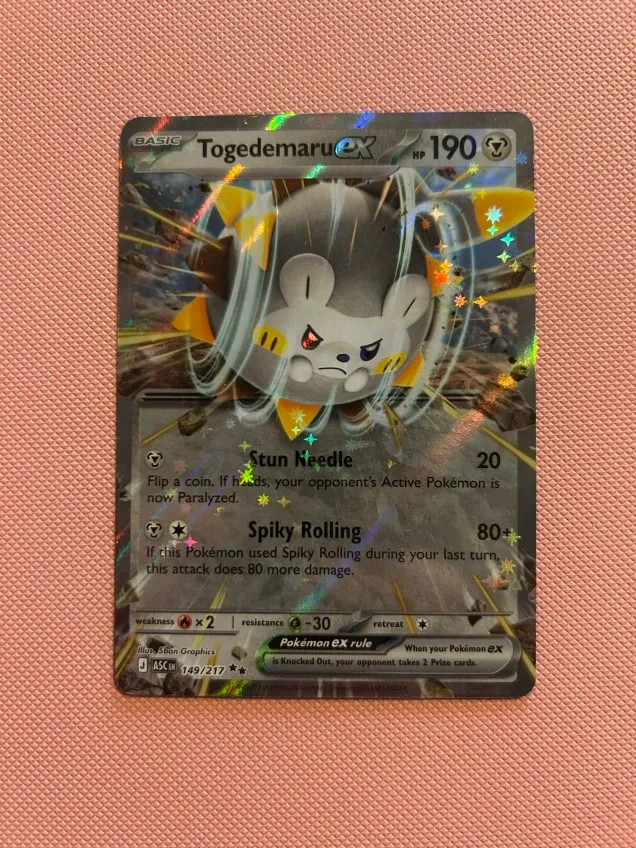 Togedemaru ex 149/217 Me: Ascended Heroes Holo - English - Pokemon TCG