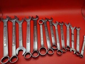 Vintage Craftsman USA Wrench Lot SAE & Metric 20+ pcs Forged in USA