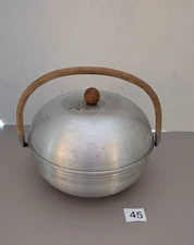 Vintage Mirro designed by Russel Wright Aluminum Bun Warmer or Steamer MCM