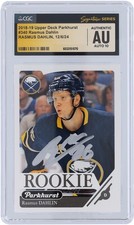Rasmus Dahlin Sabres Signed 2018-19 Upper Deck Parkhurst #340 CGC 10 Rookie Card
