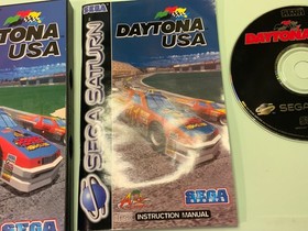 boxed SEGA SATURN Daytona USA - Saturn - PAL 1995 & book manual GOOD TEST game