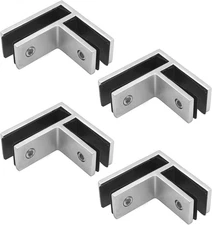 Stainless Steel Glass Bracket Clip Marine Grade Balustrade Balcony Deck Staircas