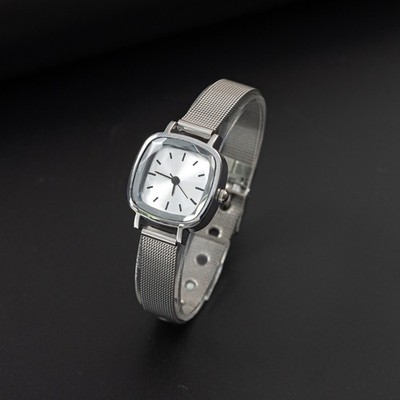 Damenuhr Retro Vintage Stil f??r klein eckig f??r Zifferblatt Quarzwerk
