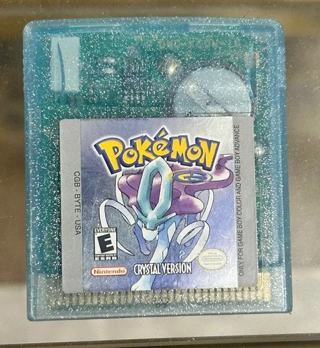 Pokemon Crystal Version (Nintendo Gameboy Color, 2001) GBC OG Authentic