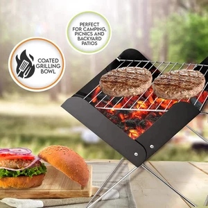PAMI 12" Charbon portable BBQ Camping de jambes pliantes sur table & Pique-nique