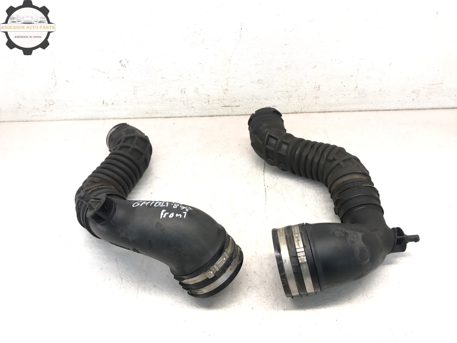 2014-2019 MASERATI GHIBLI 3.0L LEFT RIGHT AIR CLEANER SLEEVE TUBE DUCT SET OEM