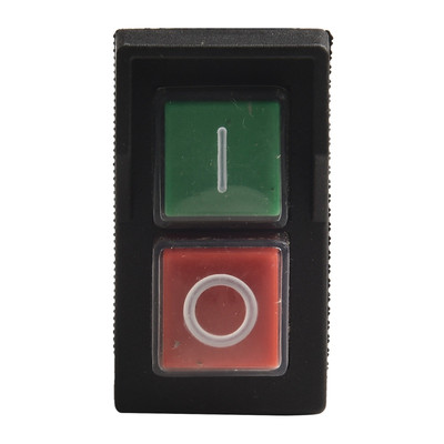 KJD17 6-Pin 18A 127V Pushbutton Switch – IP55 Waterproof, Electromagnetic Stop – Replacement For 371450, C10RJ, C10RJSM Table Saws & Woodworking Machines