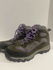 Hi tech Dri tech Waterproof Hiking Snow Boots Women's Grey Violet Size 11B