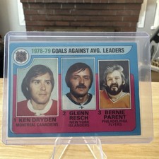 1979-80 Topps - League Leaders Bernie Parent, Ken Dryden, Glenn Resch #6