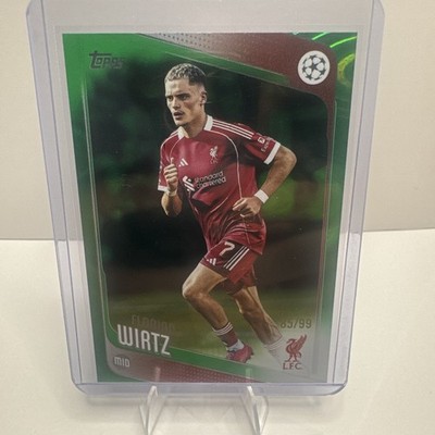 2025-26 Topps UCC Florian Wirtz Green Refractor /99
