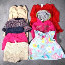 Lot of 8 Baby Girl Clothes Size 18 Months Carter's Healthtex Circo Pants Tops